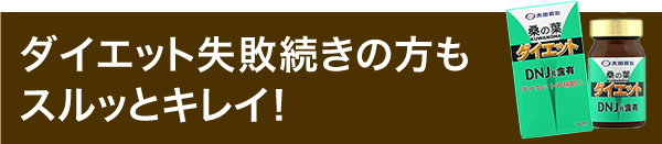 ダイエット失敗続きの方もスルッとキレイ！