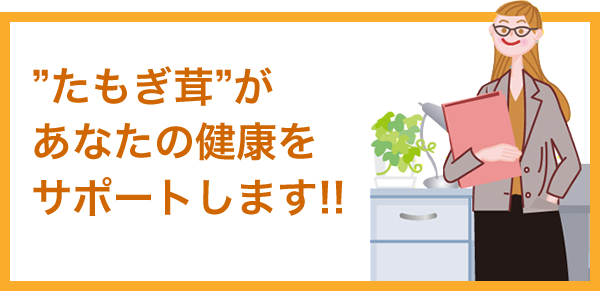 ”たもぎ茸”があなたの健康をサポートします!!