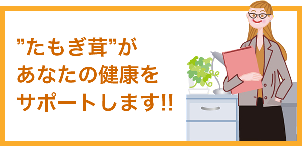 ”たもぎ茸”があなたの健康をサポートします!!